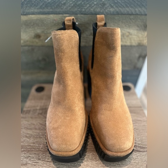 Gianni Bini Ryker Suede Lug Sole Platform Booties Size 8.5 - Picture 8 of 16